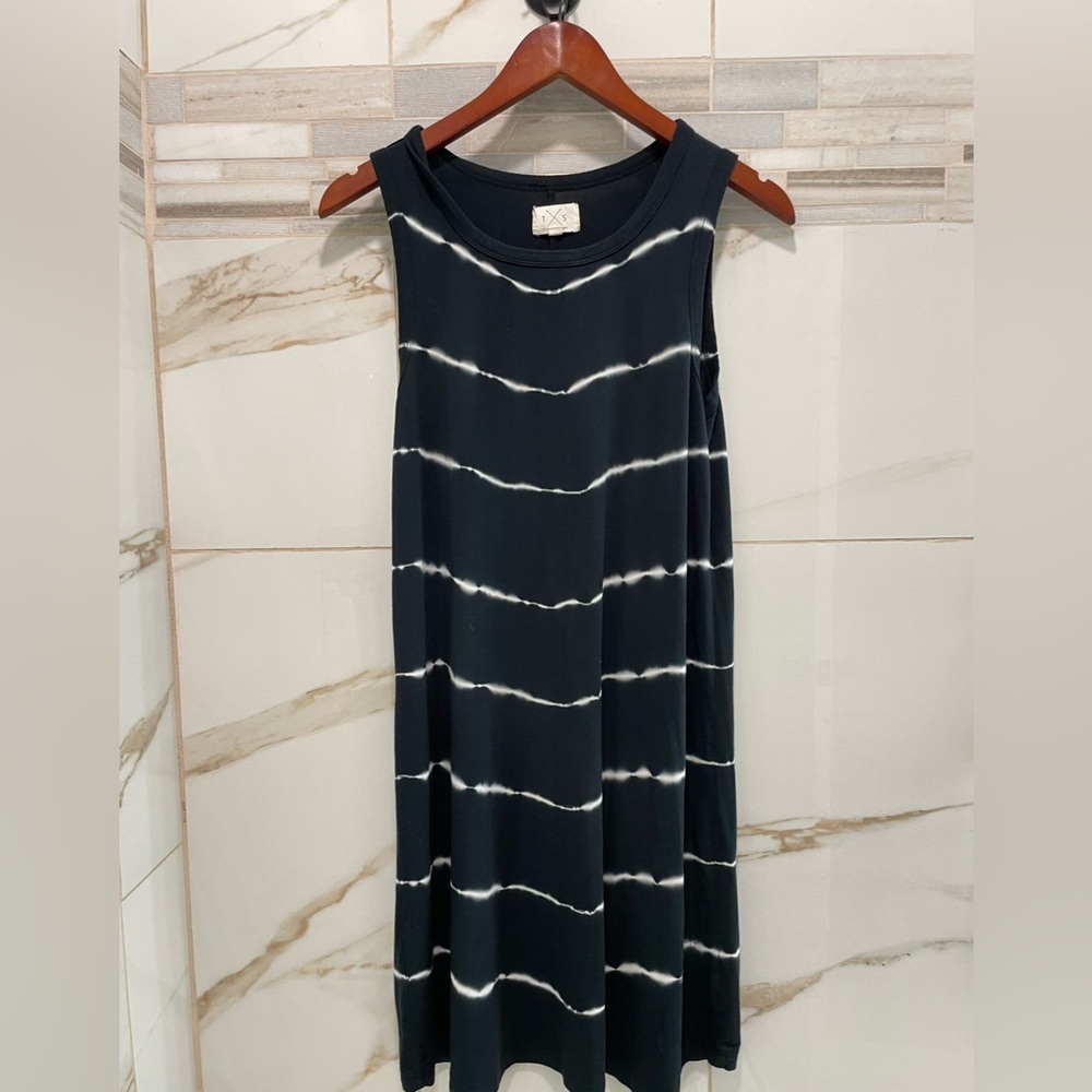 Thread & Supply for Anthropologie Black White Midi Dress | Women’s Medium - Picture 7 of 11